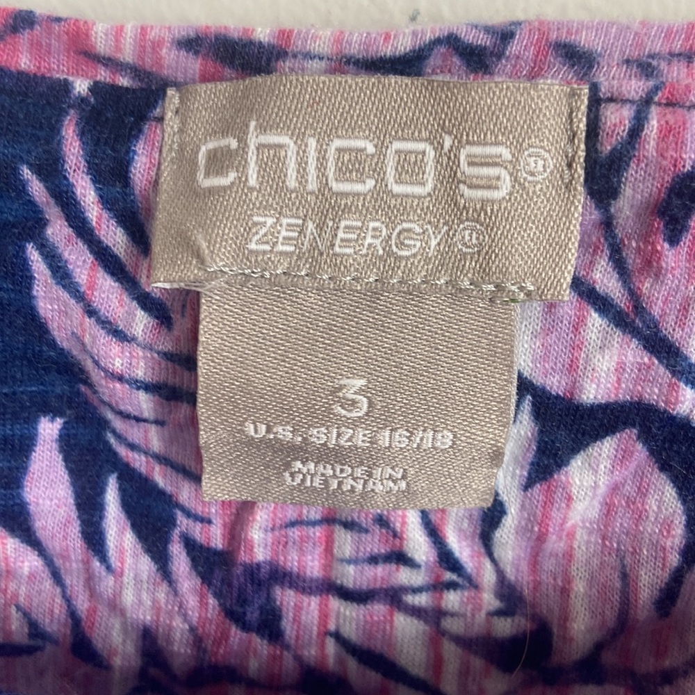 Chico’s Flower Pattern Top - image 5
